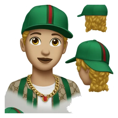 Casquette gucci sticker