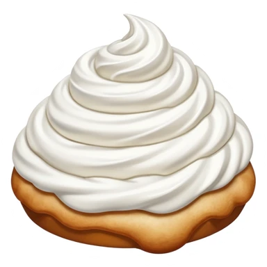 whipped cream swirl sticker
