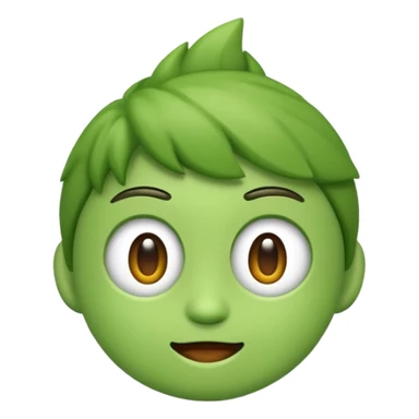 Emoji de karatê faixa verde sticker