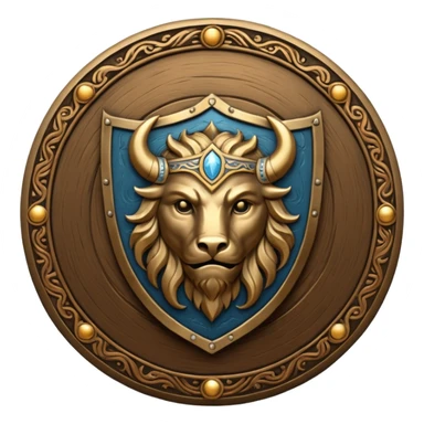 norse god shield sticker