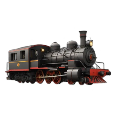 Soviet steam locomotive sticker