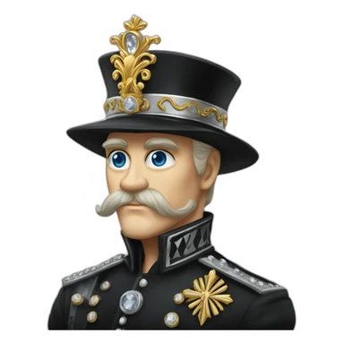 Finnish King Diamond sticker