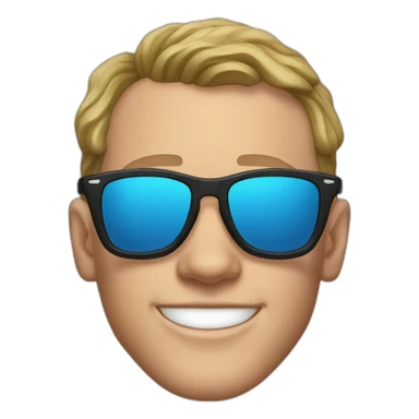 Jonathan Toews wearing glasses as beach bum sticker