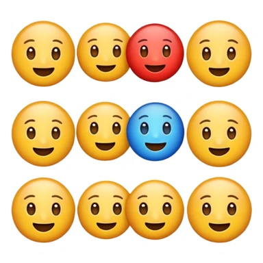 Emoji tenant un 6 et un 7 sticker