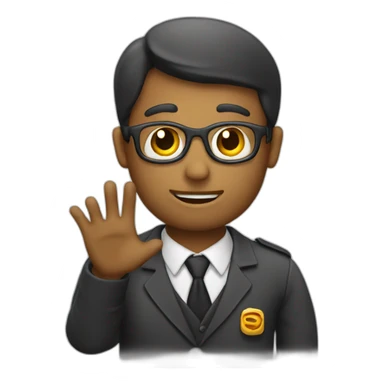 Talk to hand sticker