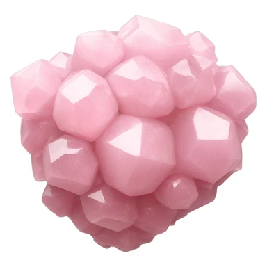 rose quartz cluster  sticker