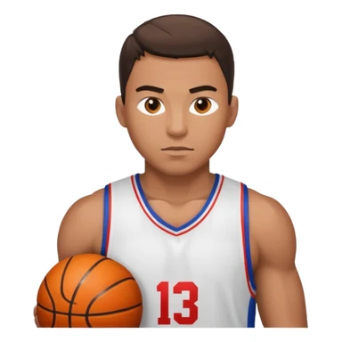 basketball player man sticker