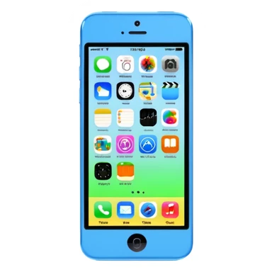 iPhone 5C home screen sticker
