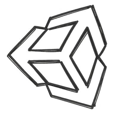 Unity game engine logo emoji sticker