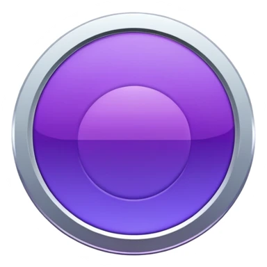 Purple modern Gradient coin 3d rotate sticker