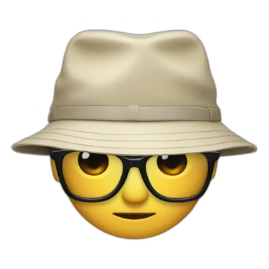 chinese-singaporean-glasses-bucket-hat-liar sticker