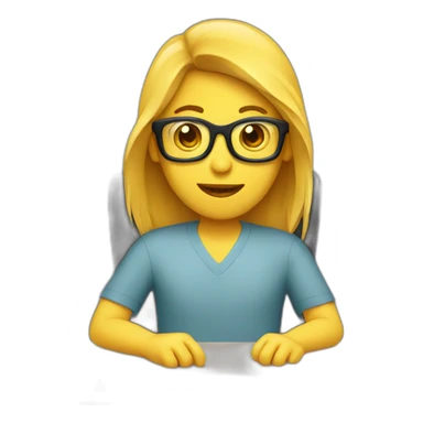 video editor working sticker