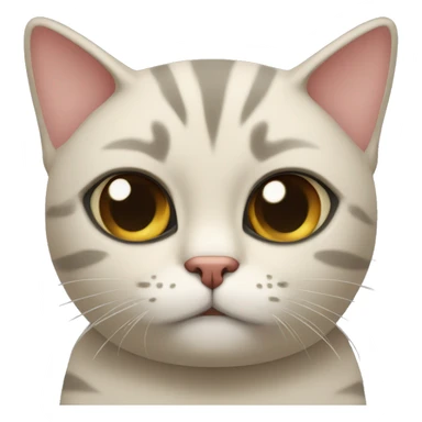 Gato con mansana sticker