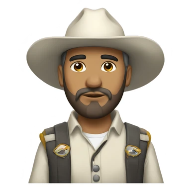 Huron blanco
 sticker