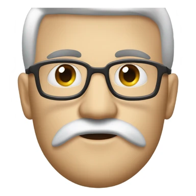 Uomo ferroviere grasso col naso da maiale sticker