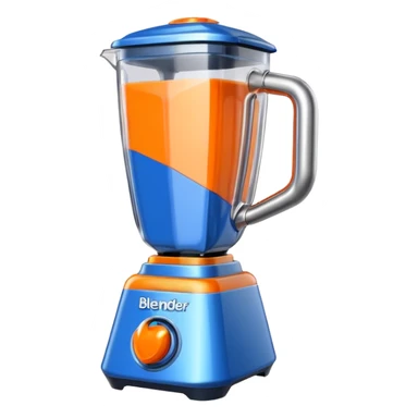 Genarte for a me a Blender Program logo sticker