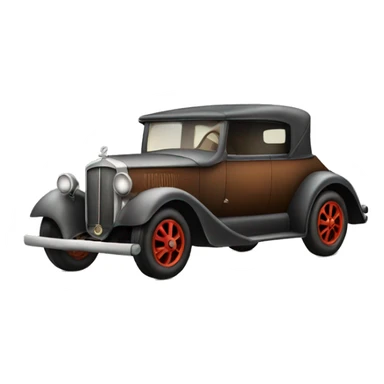 very old car sticker