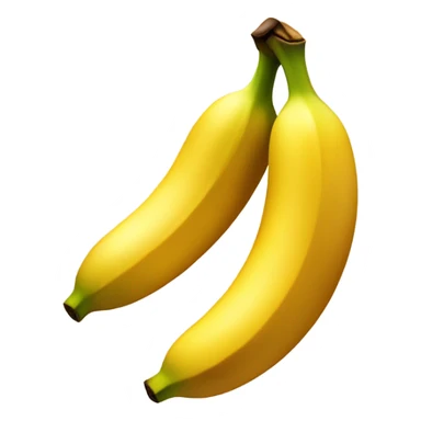 Create a golden banana emoji with rich golden tones and a subtle shimmer, giving it a premium, sophisticated look. Add a refined texture to symbolize a higher level of support and significance sticker