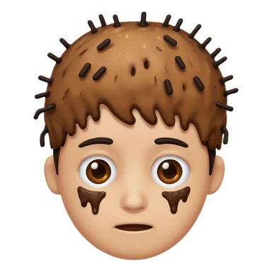 Poop on somebody’s head sticker