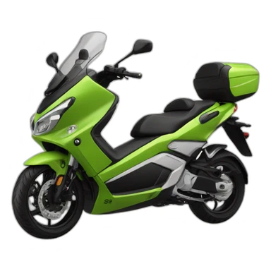 Omersimson sur une T-Max sticker