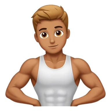 Gym boy sticker