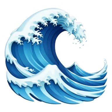 Ocean waves sticker