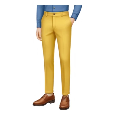 fashion yellow trouser sticker