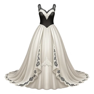 Wedding dress sticker