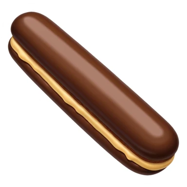 éclair au chocolat sticker