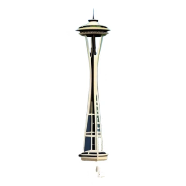 Seattle cityscape sticker
