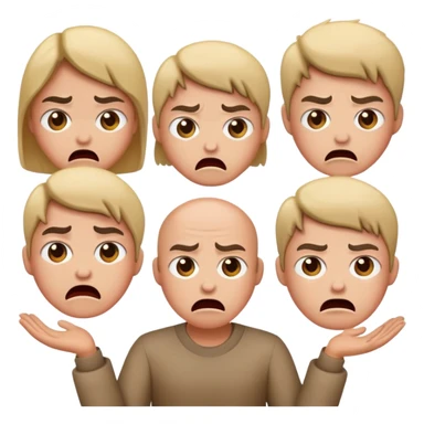 Happy but mad but sad but mad but happy but mad sticker