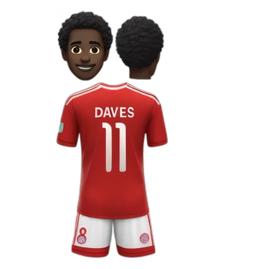 ALPHONSO DAVIES Bayern Munich jersey sticker