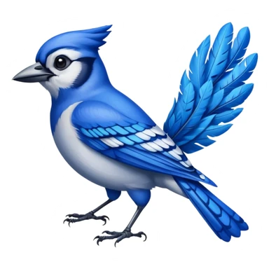 A bluejay sticker