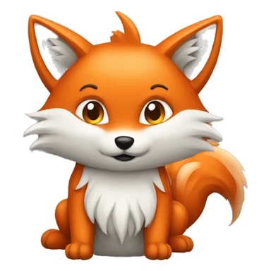nine tail fox sticker