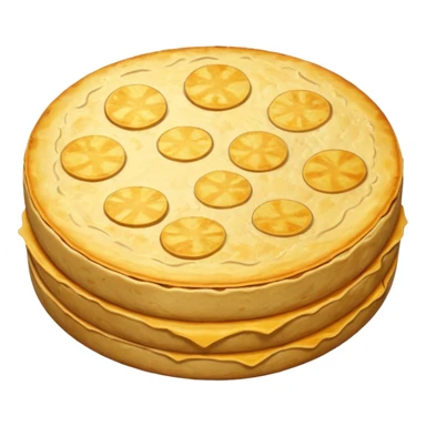 Tortilla de patata española jugosa por dentro sticker