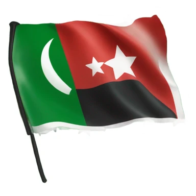 Make a pakhtunistan flag  sticker