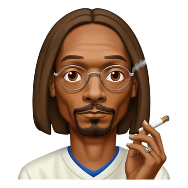 smoking snoop dogg sticker