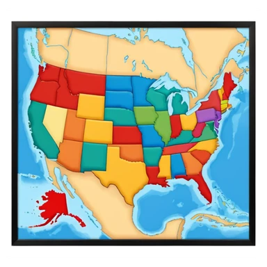 USA & CANADA sticker