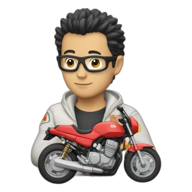 La moto d’Akira sticker