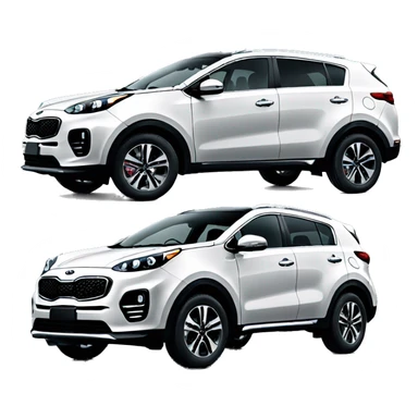 Kia Sportage 2017 black sticker