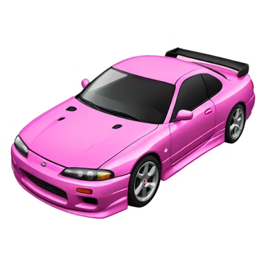 Pink nissan silvia s15 sticker