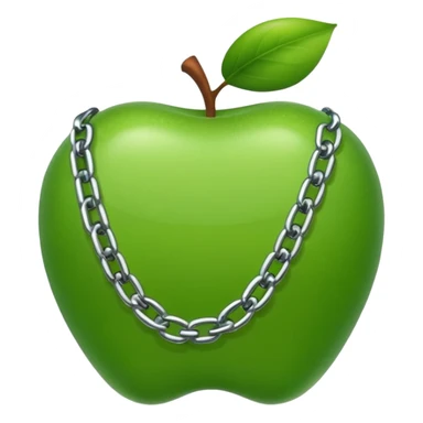 chain of thought in apple emoji style sticker