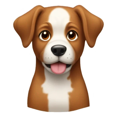 Perro ondulado marron sticker