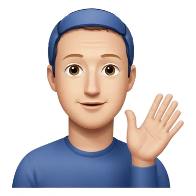 Mark Zuckerberg qui applaudit d un air mesquin  sticker