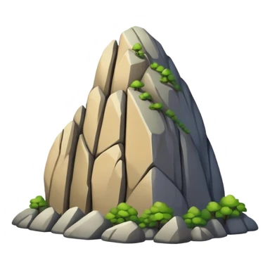 Cinematic Realistic Guatapé Rock Emoji sticker