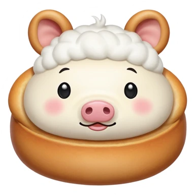 one pork bun sticker