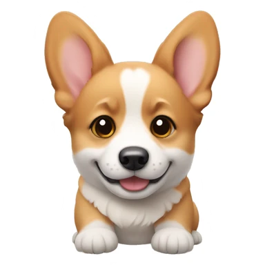 corgi puppy sticker