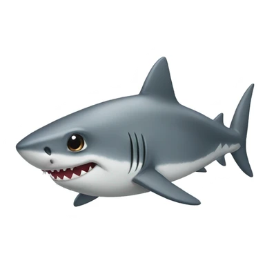 shark as a baby sticker