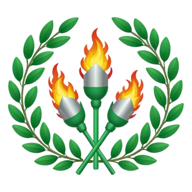 
Laurel Wreaths
Torch Relays
Stadium Flags sticker