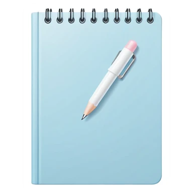pastel blue bullet journal dot and a white tick in the middle sticker